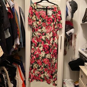 H and M floral dress